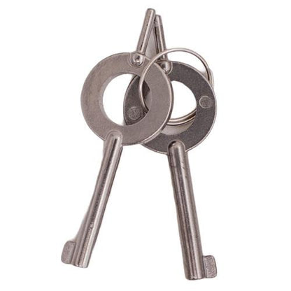 Purple Hinged Solid Steel Handcuffs - AnyTime Blades