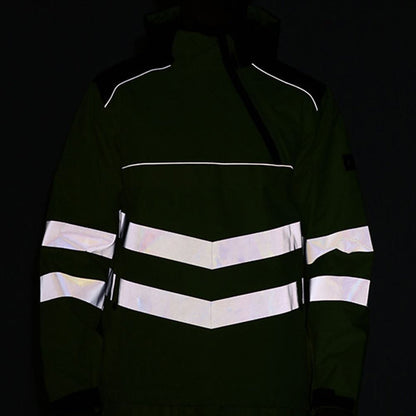 Regatta TRA316 Tactical Yellow Hi Vis Waterproof Breathable Overhead Bomber Jacket