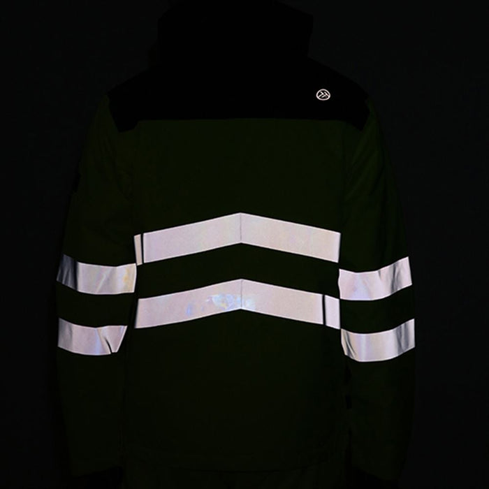 Regatta TRA316 Tactical Yellow Hi Vis Waterproof Breathable Overhead Bomber Jacket