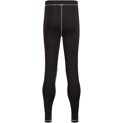 Regatta TRS229 Pro Black Base Layer Leggings 180g