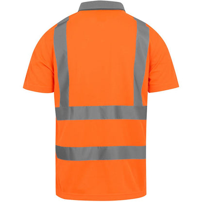 Regatta TRS271 Pro Contract Orange Hi Vis Polo Shirt