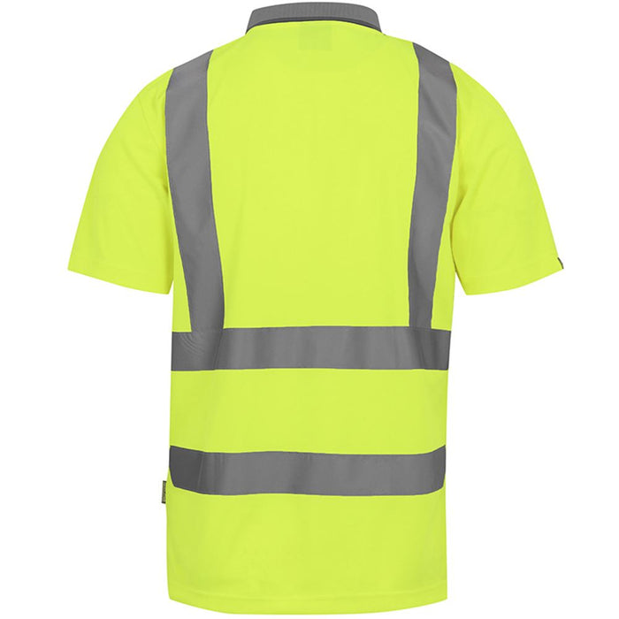 Regatta TRS271 Pro Contract Yellow Hi Vis Polo Shirt