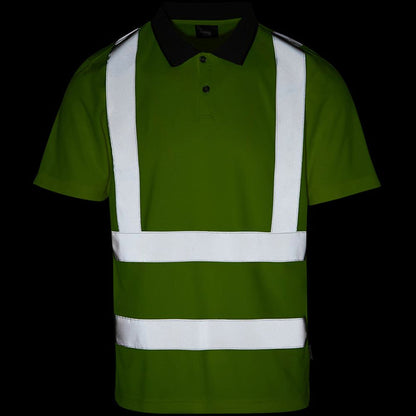 Regatta TRS271 Pro Contract Yellow Hi Vis Polo Shirt