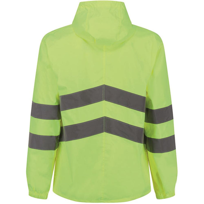 Regatta TRW497 Pro Yellow Hi Vis Waterproof Packaway Jacket
