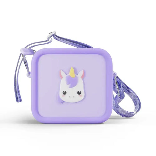 Silicone Bag - Purple Unicorn