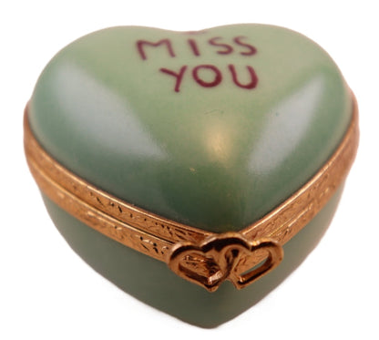 SKU# 7793 - Heart *I Miss You* Green