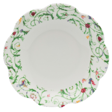 SKU# A180-NYM20450 - Colibri Deep Soup/Cereal Bowl  - Shape Nymphea - Size: 7"