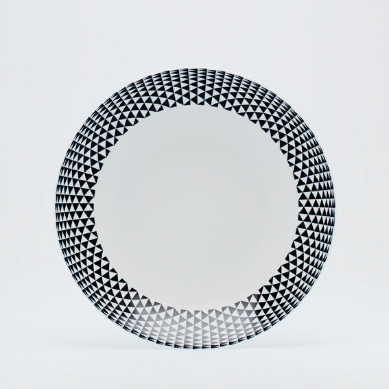 SKU# A190-REC20748 - Diamonds Black Soup/Cereal Bowl - Shape Recamier