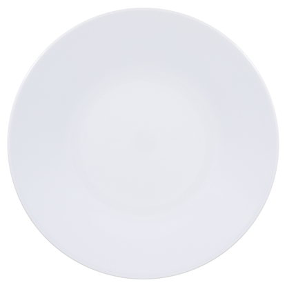 SKU# B300-COU00001 - Coupe White Pres Plt - Shape Coupe - Size: 11.8"