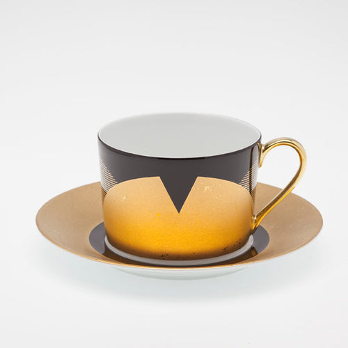 SKU# T200-REC20696 - Kin Zakura Tea Saucer - Shape Recamier