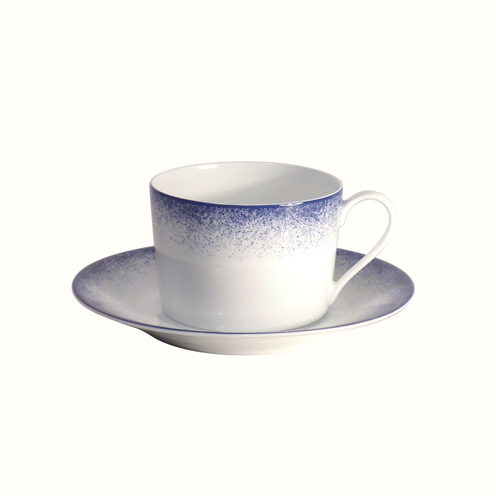 SKU# T200-REC20830 - Blue Fire Tea Saucer - Shape Recamier