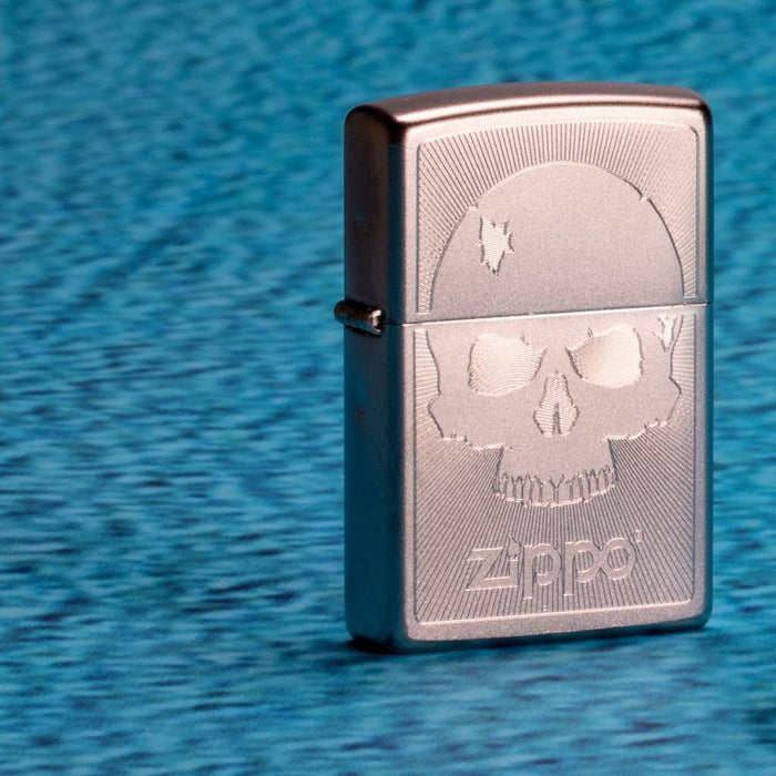 Skull With Lines Lighter