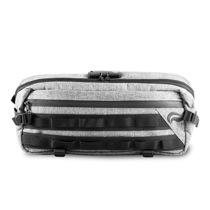 Secure Sling Bag Lock: Skunk Sling Crossbody, Advanced Odor Protection Maximum Potency Carbon Filter Double Waterproof Zippers 100% Smell-Proof, Compact Functional 15x7x3.5 Adjustable Shoulder Strap Comfortable Everyday Carry, Built-in Combination Lock Carbon-Lined Front Pocket Keep Contents Safe, Stylish Assorted Colors Green Pixelated Camo Midnight Navy Versatile.
