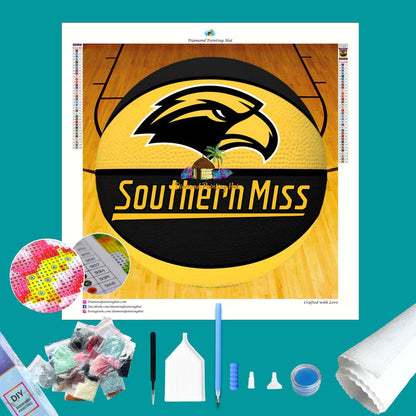 Southern Miss Basketball Diamond Painting