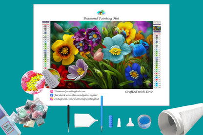 Spring Flowers Diamond Painting