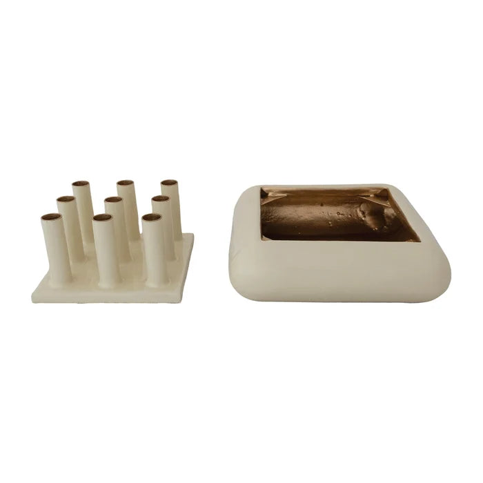 Square Multi-Stem Vase