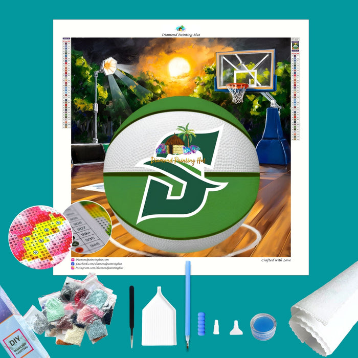 Stetson Basketball Diamond Painting