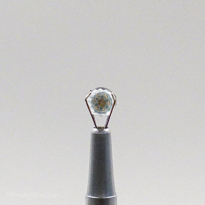 Artistic Millie Terp Pearls: Steve H Glass MI, Unique Intricate Designs Stylish Touch, Enhanced Vaporization Consistent Heat Better Concentrate Use, Durable Thermal Shock Resistant Easy Clean, Universal Compatible Quartz Bangers Inserts, Collectible Functional Art Enthusiasts.