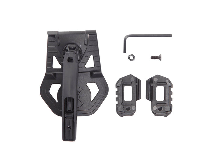 Strike Systems Universalhylster sort pistol side view