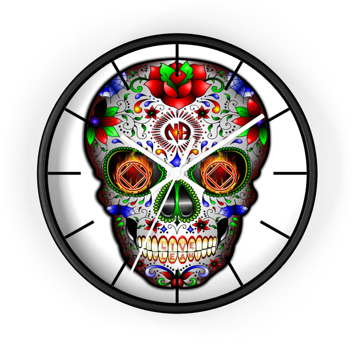 Sugar Skull Wall clock