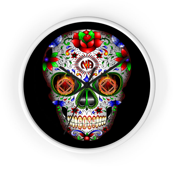 Sugar Skull Wall clock