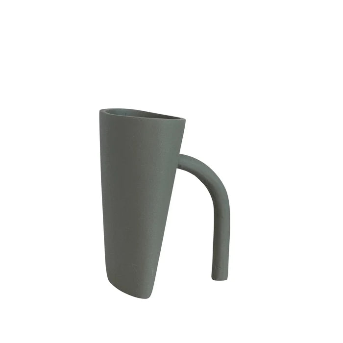 Textured Metal Vase