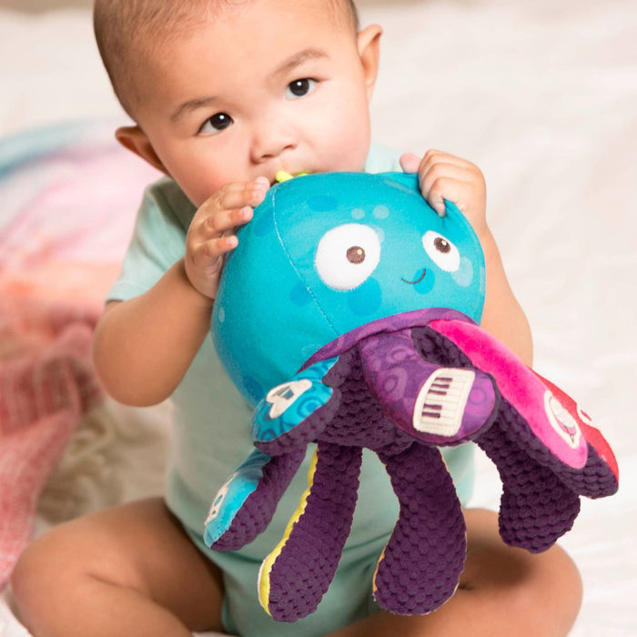 Musical octopus plushie