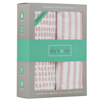Waterproof Pack N Play | Portable Crib Sheet Set