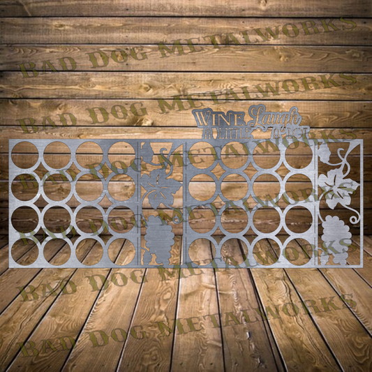 Wine a Little Laugh A Lot Wine Rack - Dxf and Svg