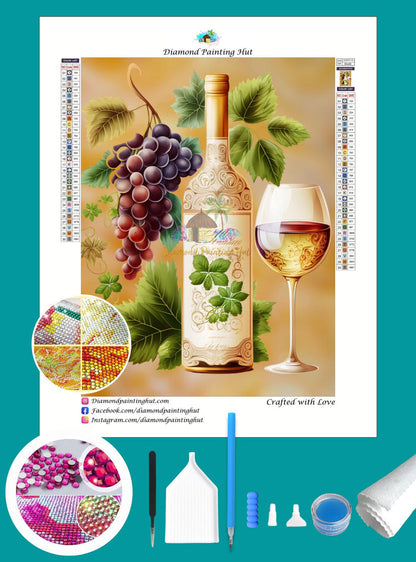 Wine Crystal Diamond Painting