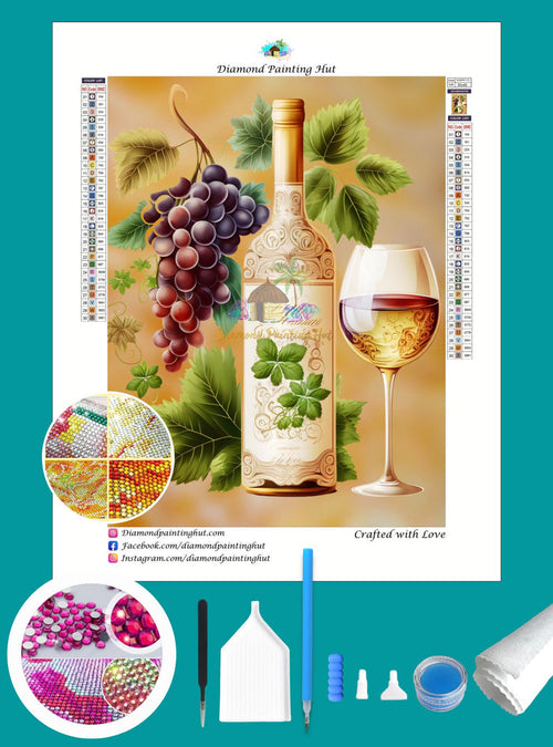 Wine Crystal Diamond Painting