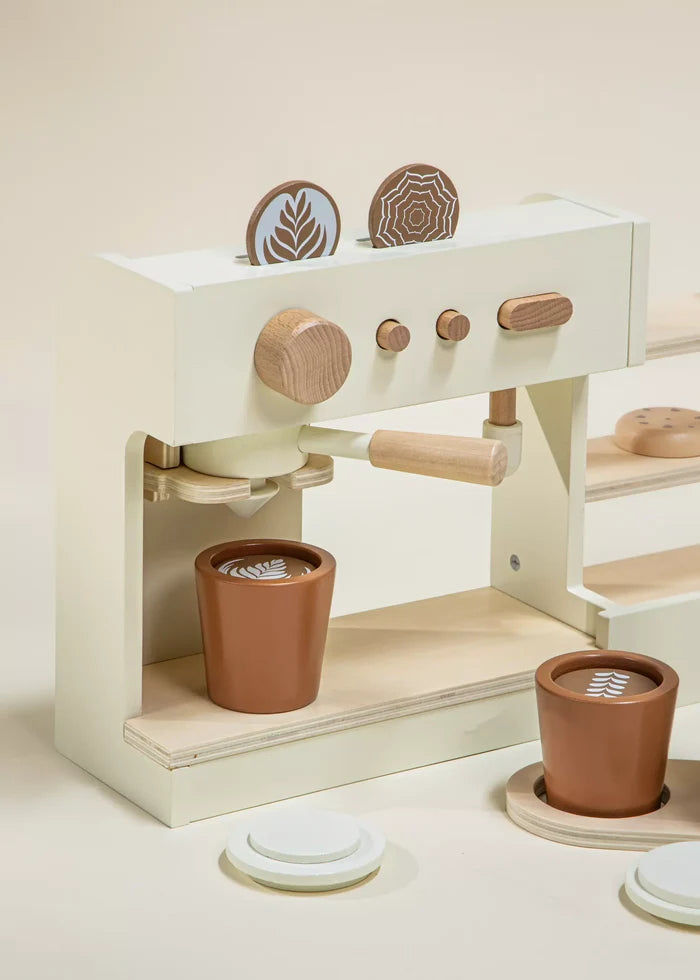 Wooden Coffee Shop Playset